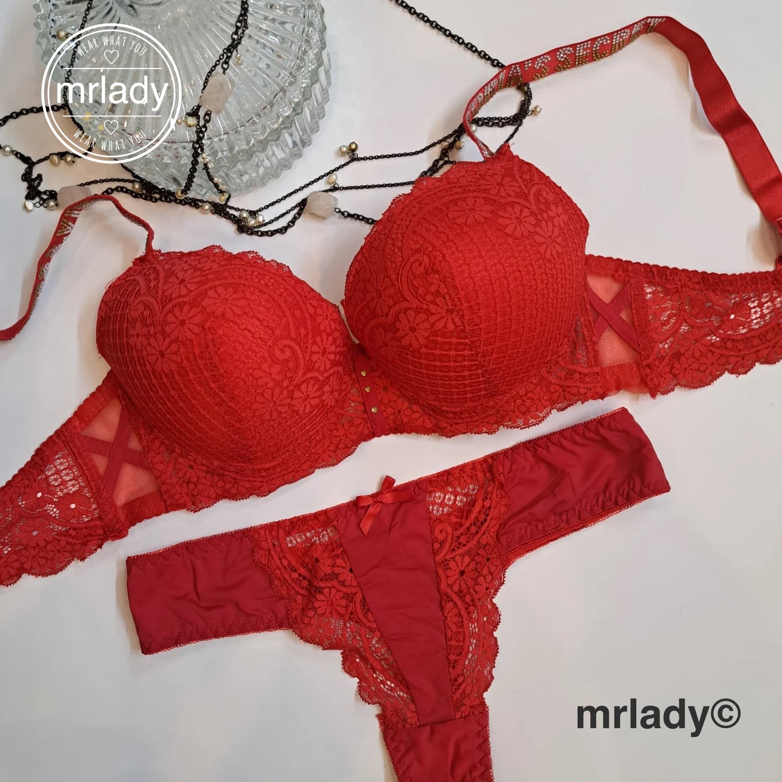 PREMIUM VICTORIA SECRET THIN PAD FANCY BRA SET – mrlady - Lingerie Store
