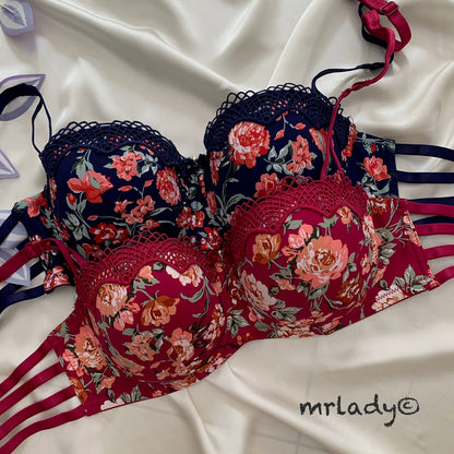 SPRING FLORAL THIN PAD SOFT BRA