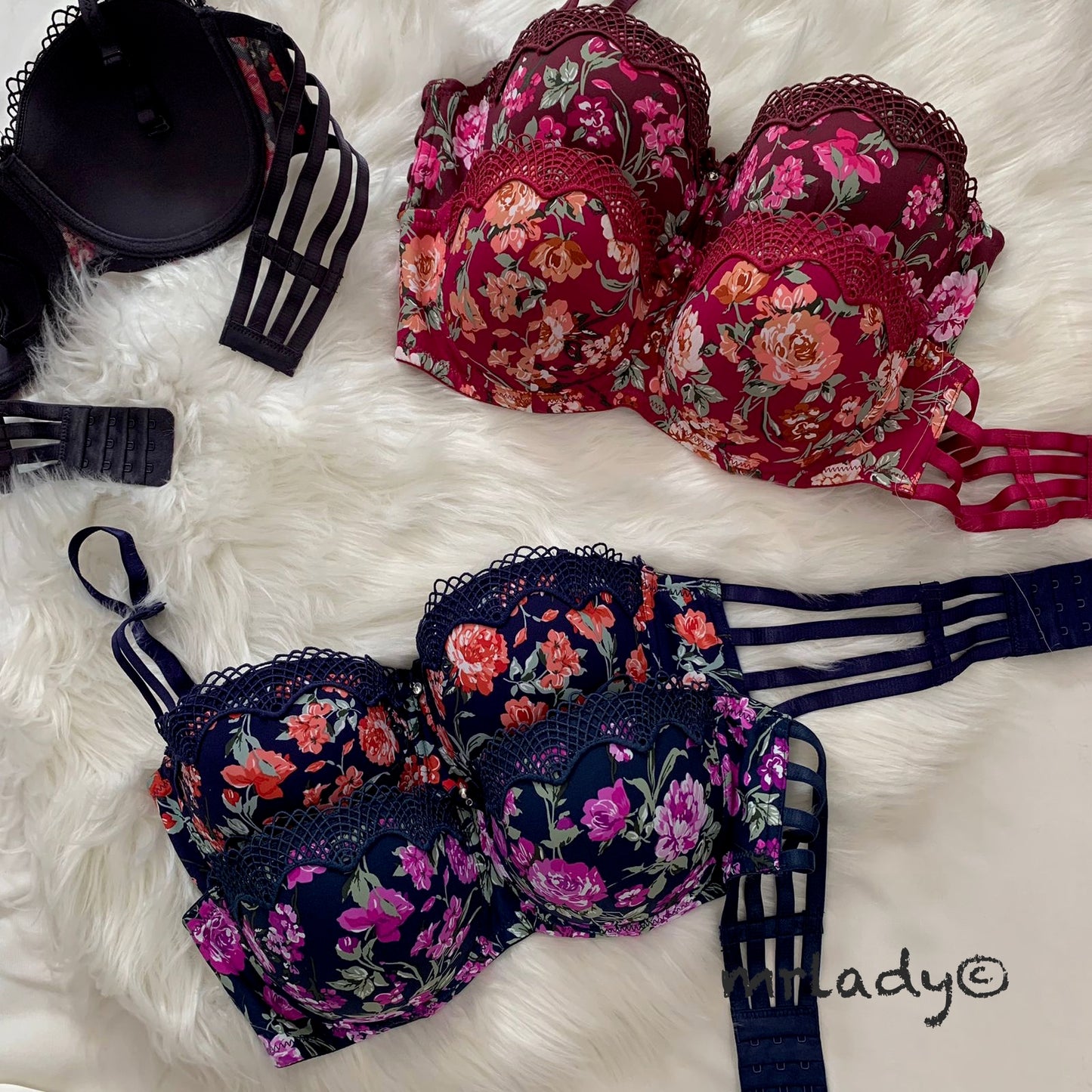 SPRING FLORAL THIN PAD SOFT BRA