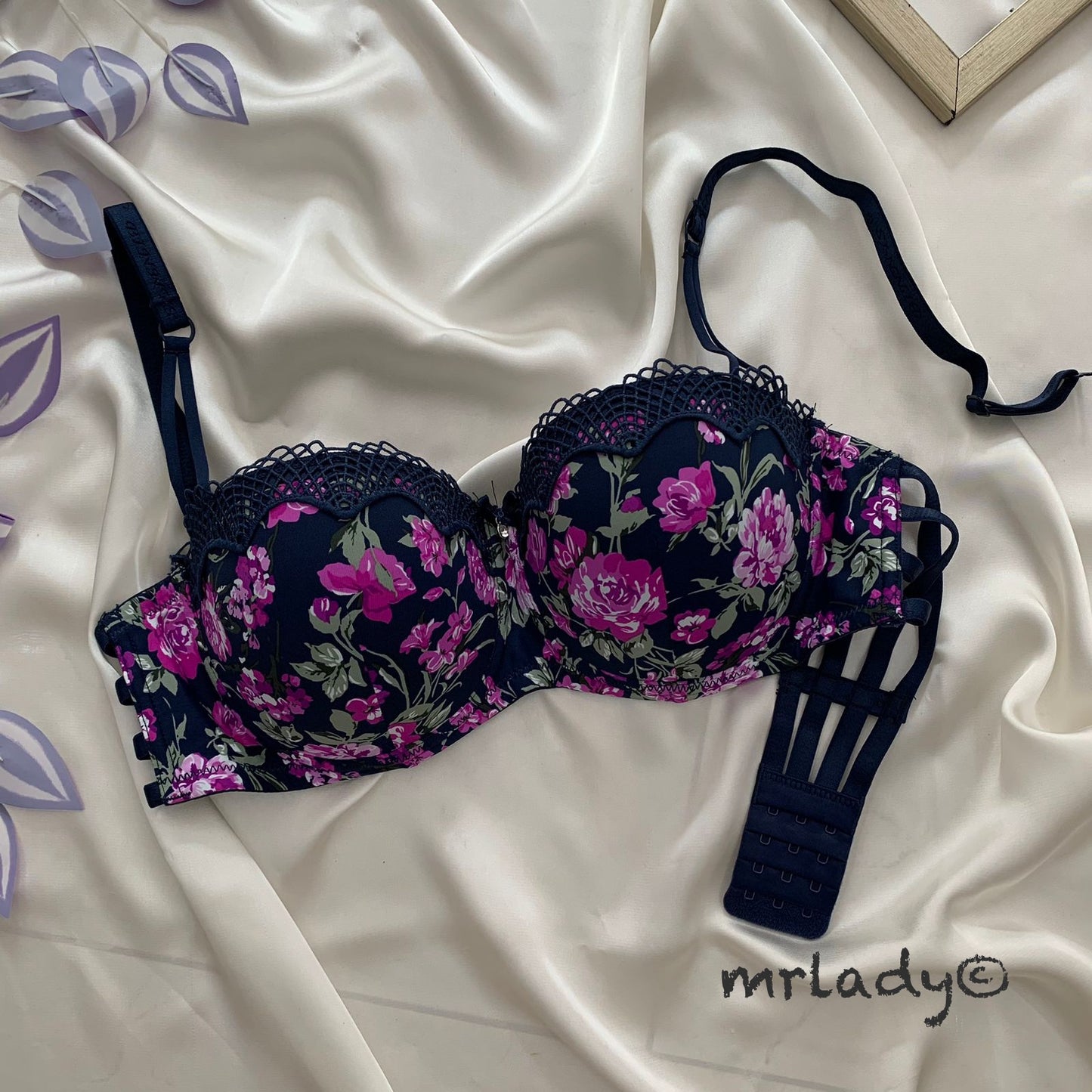 SPRING FLORAL THIN PAD SOFT BRA