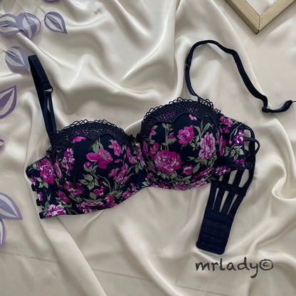 SPRING FLORAL THIN PAD SOFT BRA