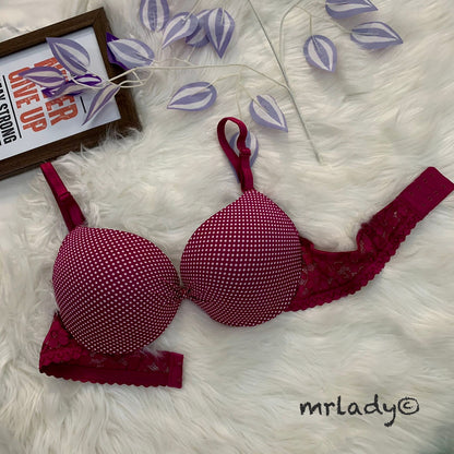 MINI DOTS PUSH UP BRA