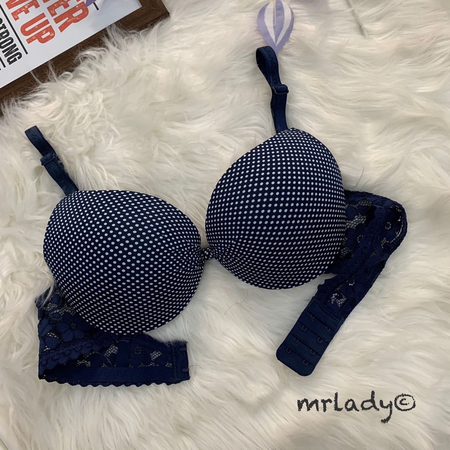 MINI DOTS PUSH UP BRA