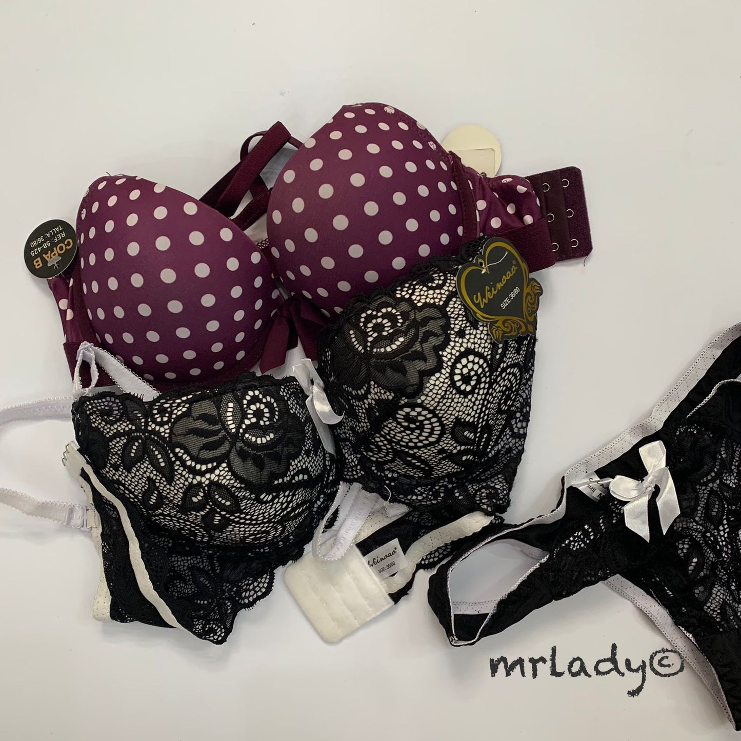 SIZE 36 THIN PAD BRA SET (RANDOM PICK)