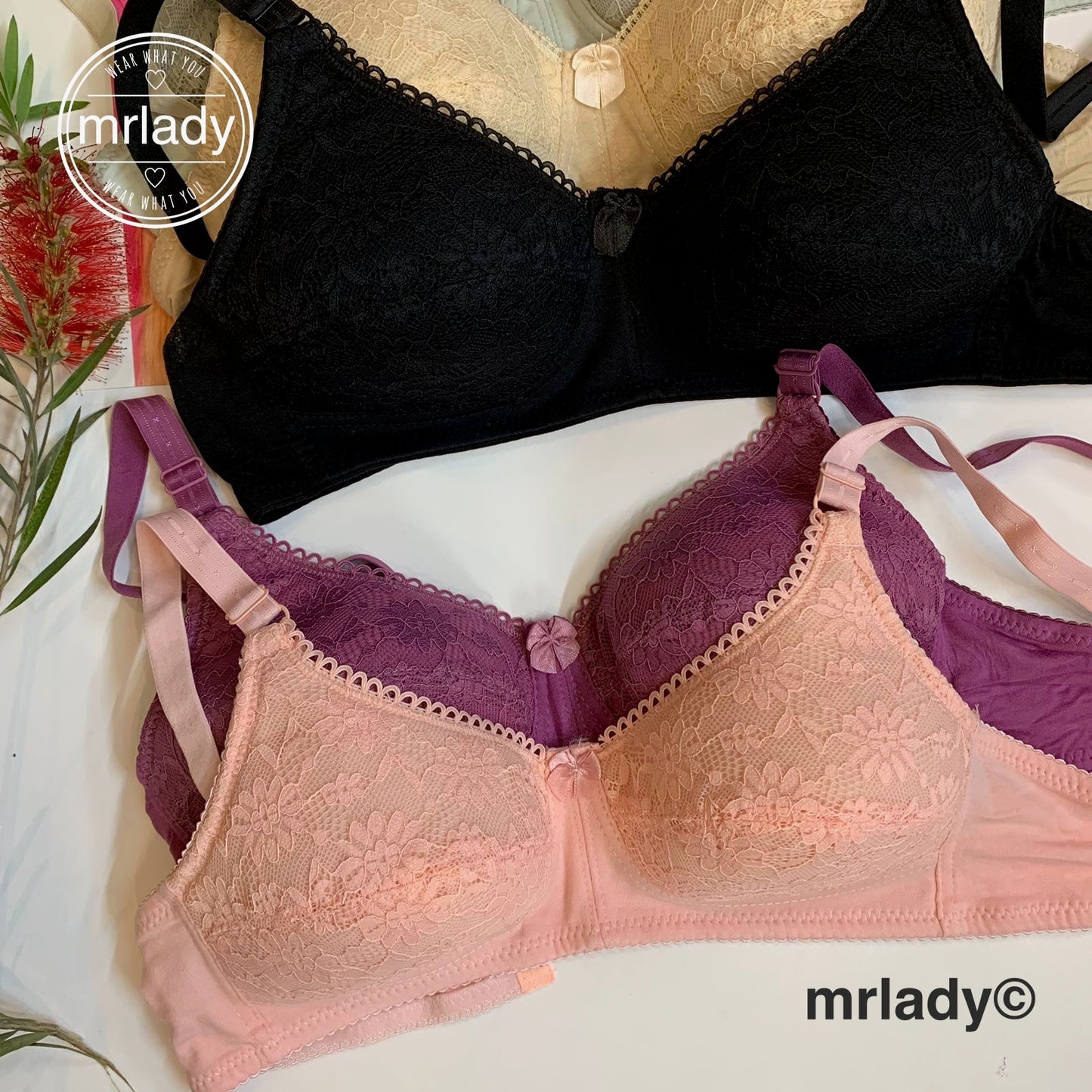 SUMMER WIRELESS BRA WITH LINING