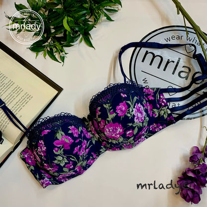 SPRING FLORAL THIN PAD SOFT BRA