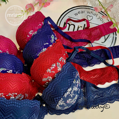 SPRING FLORAL PUSH UP BRA V3