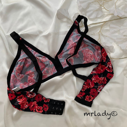 SILKY MILKY FLOWERAL BRA