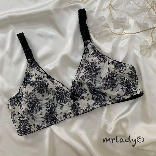 SILKY MILKY FLOWERAL BRA V4