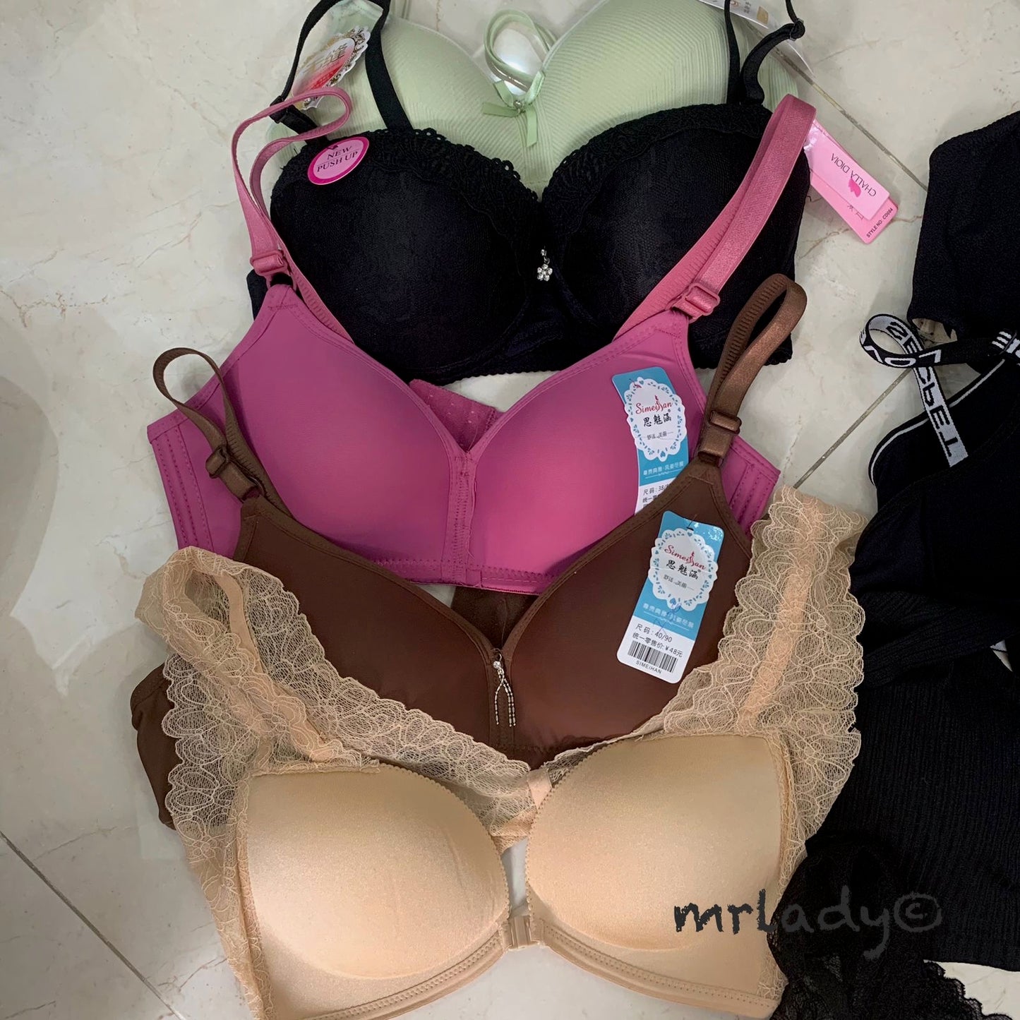 SIZE 36 LEFT OVER PADDED BRAS (RANDOM PICK)