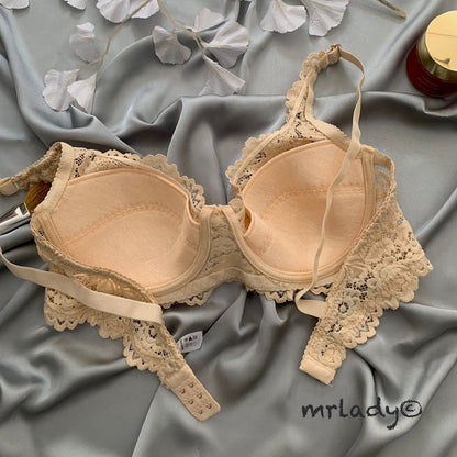 SOFT LACE LINING BRA WITH WIRE