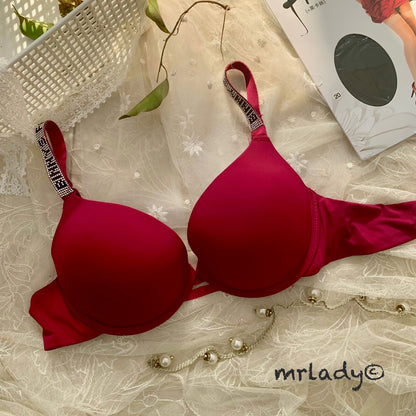 EMBELLISHED SOFT PUSH UP BRA