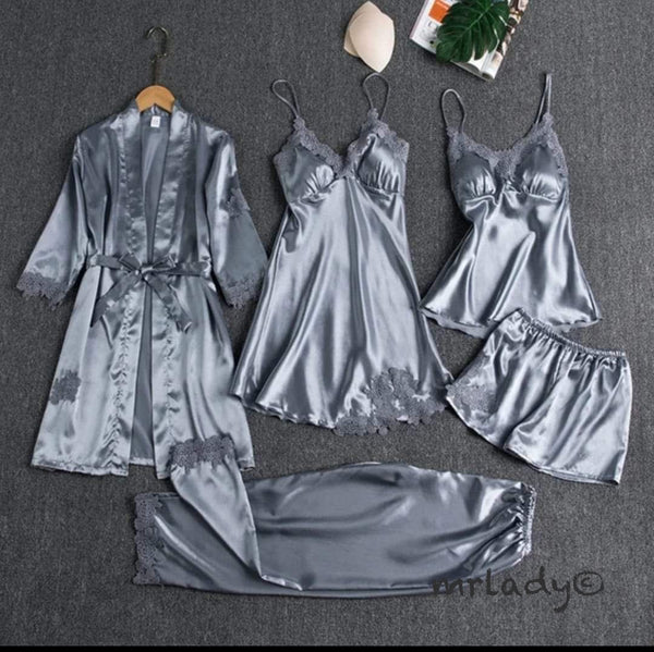 5 PCS SILKY NIGHTY