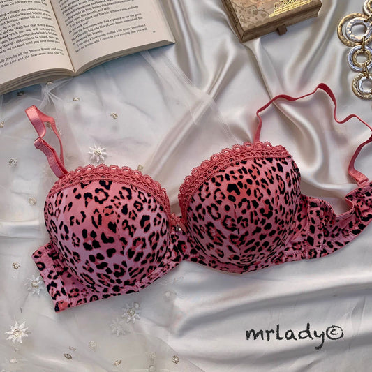 LEOPARD PRINT SOFT PADDED BRA