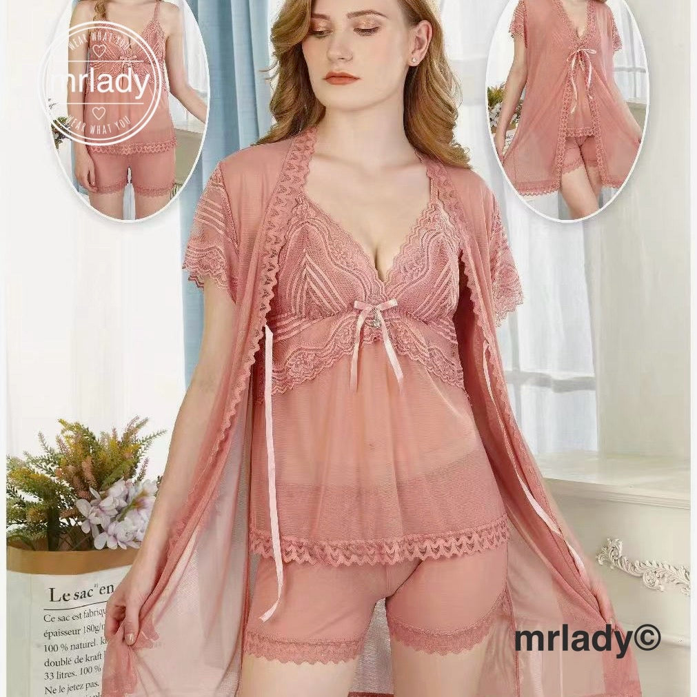 SOFT NET GOWN NIGHTY