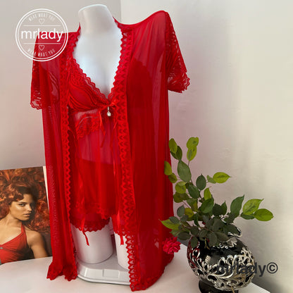 SOFT NET GOWN NIGHTY