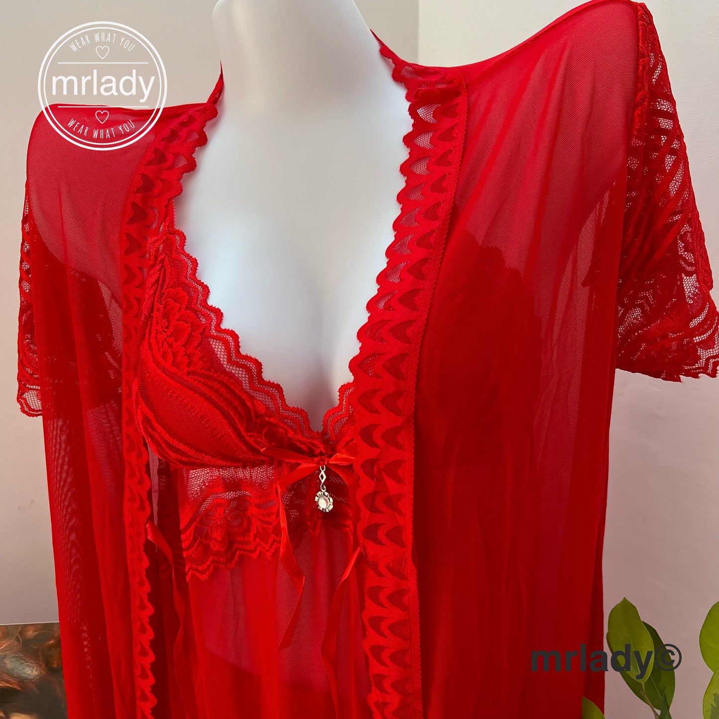 SOFT NET GOWN NIGHTY