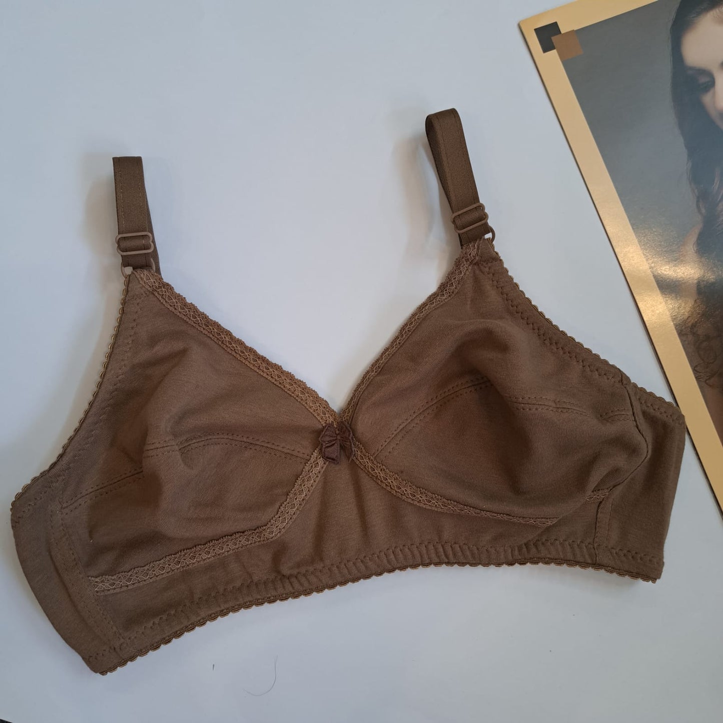 SOFT SUMMER FABRIC CROSS LACE BRA