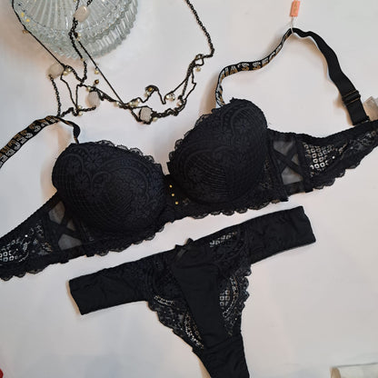 PREMIUM VICTORIA SECRET THIN PAD FANCY BRA SET