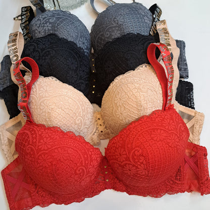 PREMIUM VICTORIA SECRET THIN PAD FANCY BRA SET