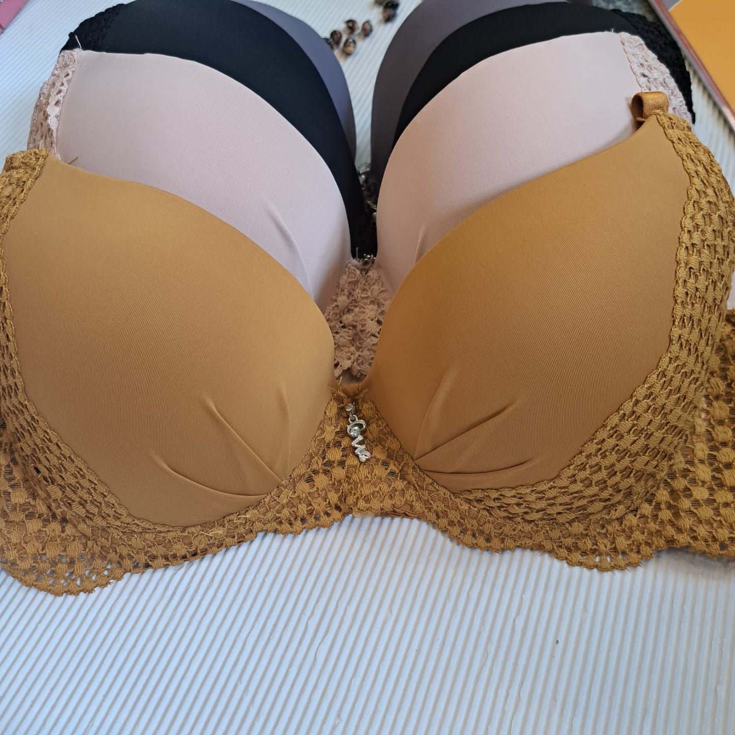 PREMIUM SIDE LACE BRA SET