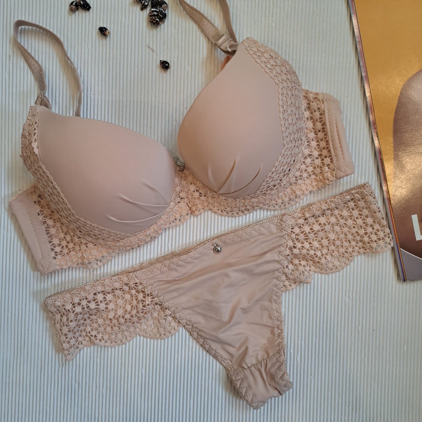 PREMIUM SIDE LACE BRA SET