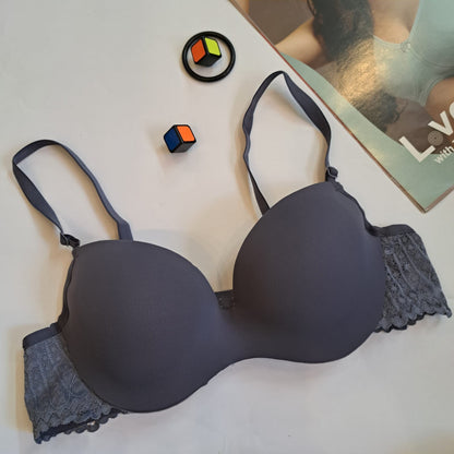 SOFT PAD HALF CUP BRA WITH WIRE