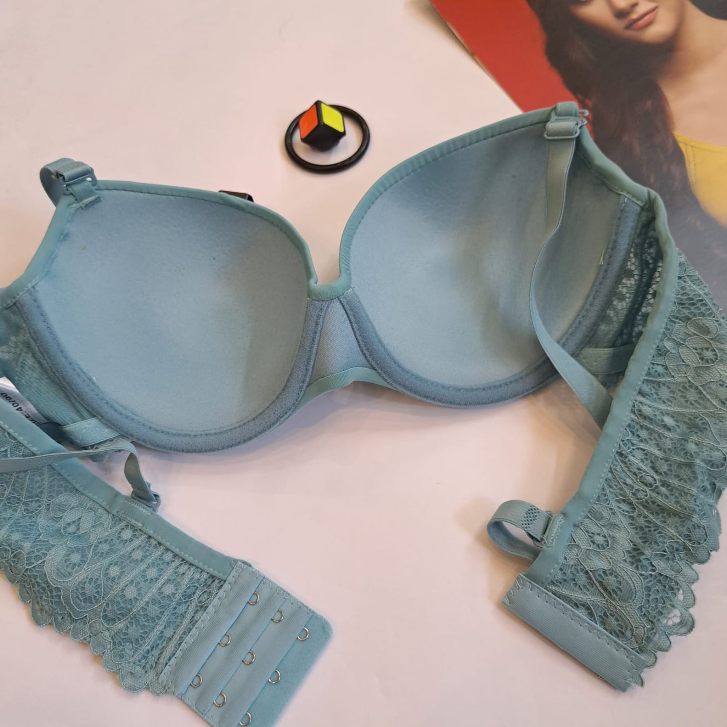 SOFT PAD HALF CUP BRA WITH WIRE