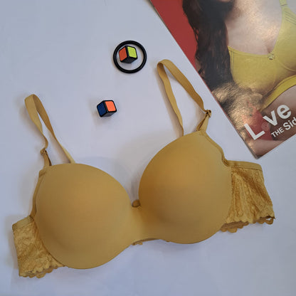 SOFT PAD HALF CUP BRA WITH WIRE